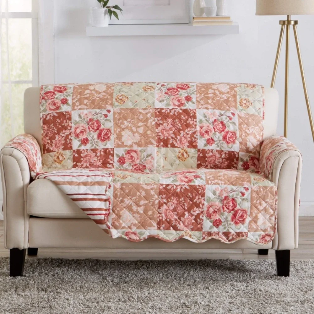 Floral Patchwork Sofa Cover